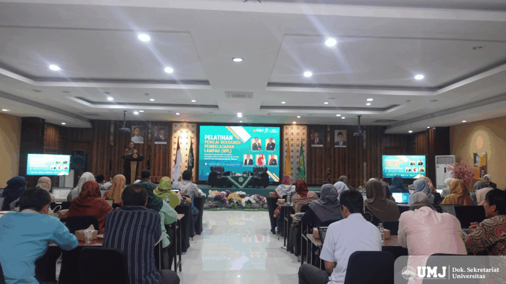 Pelaksanaan Pelatihan Penilai Rekognisi Pembelajaran Lampau (RPL) di Aula Kasman Singodimedjo FISIP UMJ, Rabu (18/06/2025). (Foto: KSU/Alwi)
