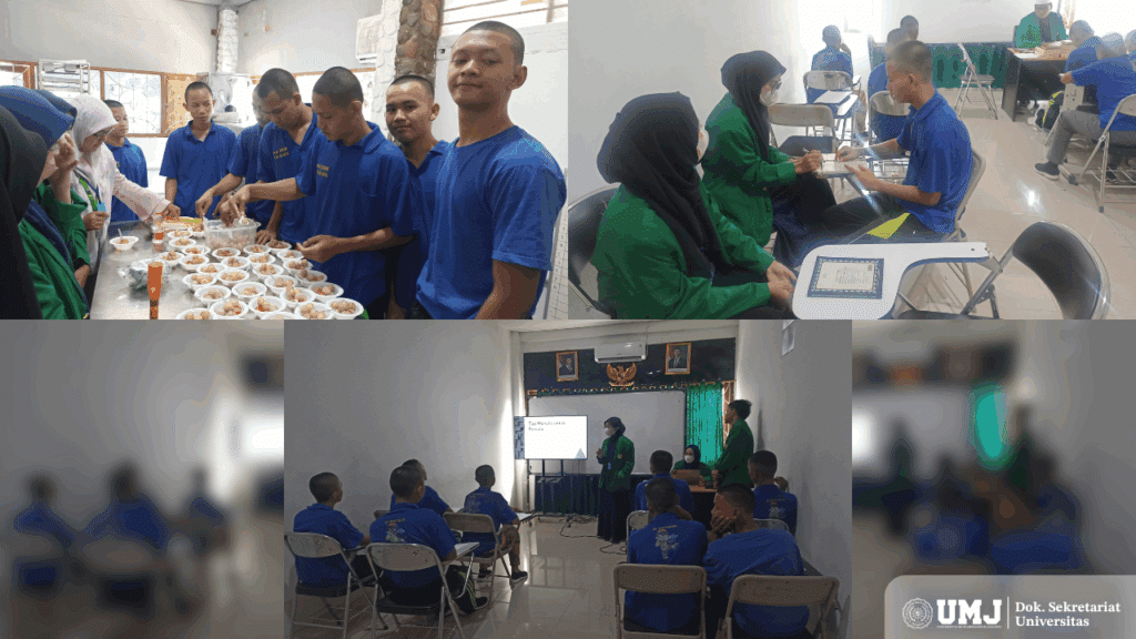 Rangkaian kegiatan mahasiswa Prodi Pendidikan Agama Islam FAI UMJ saat mengunjungi Lembaga Pembinaan Khusus Anak (LPKA) Cinere, Jum'at (20/06/2025). (Foto: Dok. Pribadi)