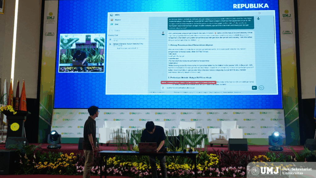 UMJ Jadi Kampus Pertama yang Mencoba Platform Dakwah AI Aiman dan Aisha