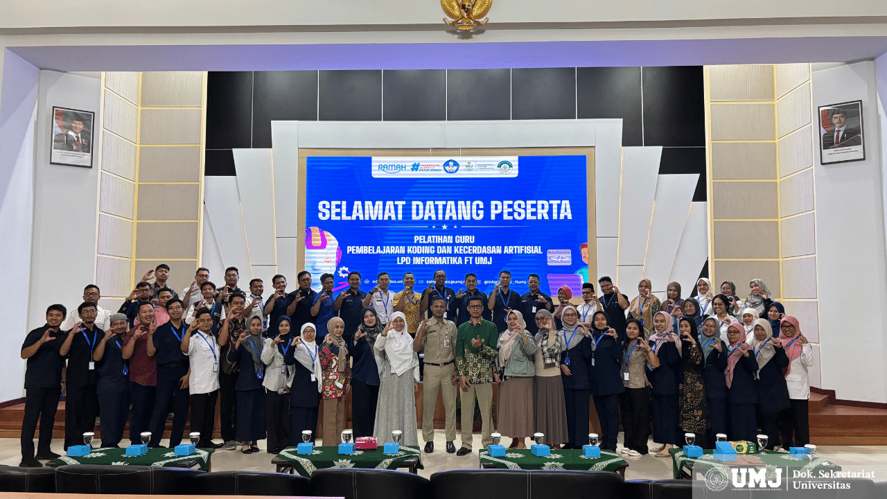 FT UMJ Dukung Literasi Digital Guru Melalui Pelatihan Koding dan AI