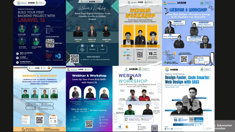Wujudkan Kampus Berdampak, 30 Mahasiswa FT UMJ Akhiri MSIB Lewat Webinar dan Workshop