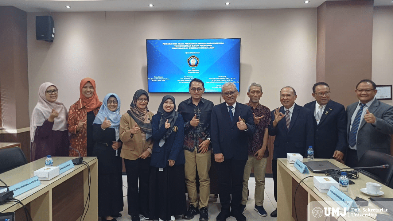 Teliti Tata Kelola dan Budaya Perusahaan, Dosen FEB UMJ Raih Doktor Bidang Ilmu Akutansi