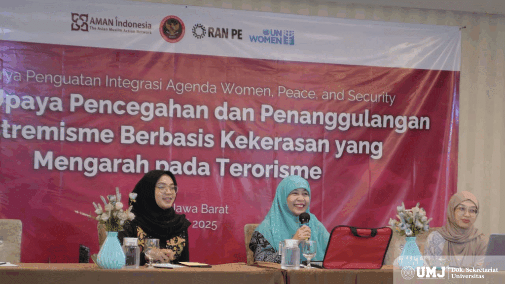 Dosen FISIP UMJ berikan materi Diversitas Perempuan dalam Ekstemisme Kekerasan