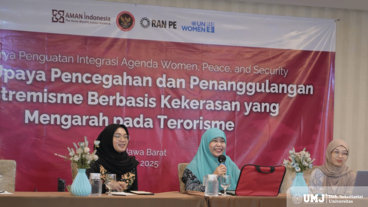 Dosen FISIP UMJ berikan materi Diversitas Perempuan dalam Ekstemisme Kekerasan