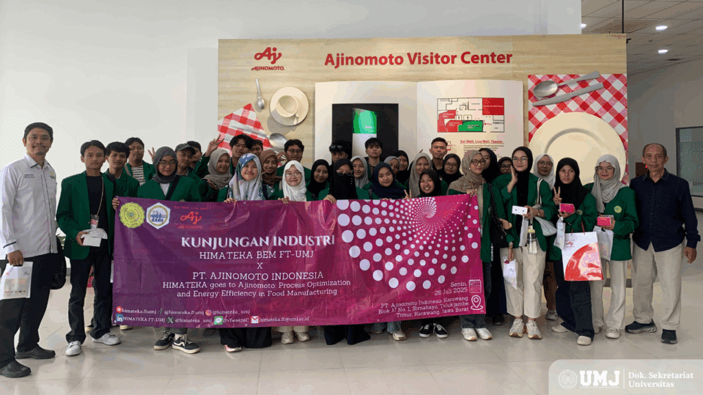 Menggali Ilmu Proses Kimia di Industri, Teknik Kimia UMJ kunjungi PT Ajinomoto