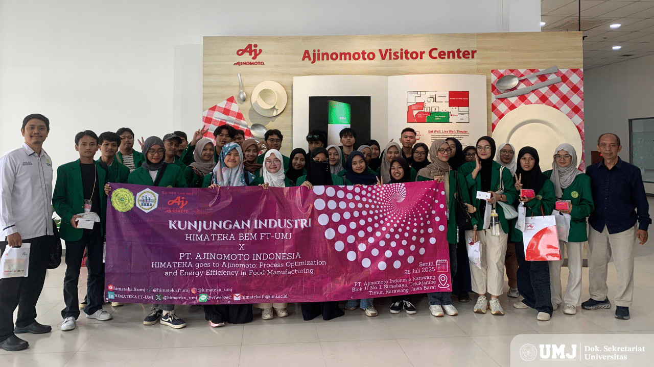 Menggali Ilmu Proses Kimia di Industri, Teknik Kimia UMJ kunjungi PT Ajinomoto