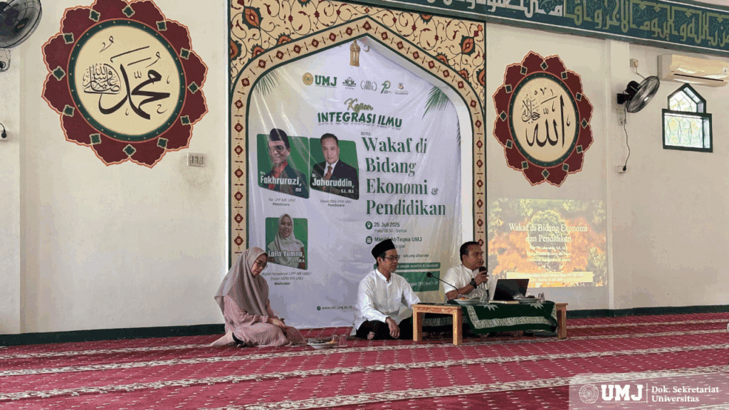 Kajian LPP AIK UMJ Bahas Wakaf Di Bidang Ekonomi Dan Pendidikan