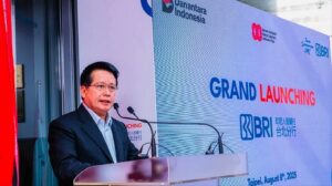 Direktur Utama BRI Hery Gunardi dalam acara peresmian pembukaan cabang di Taipei, Taiwan, pada Jum'at, 8 Agustus 2025. (Foto: Tempo.co/BRI)