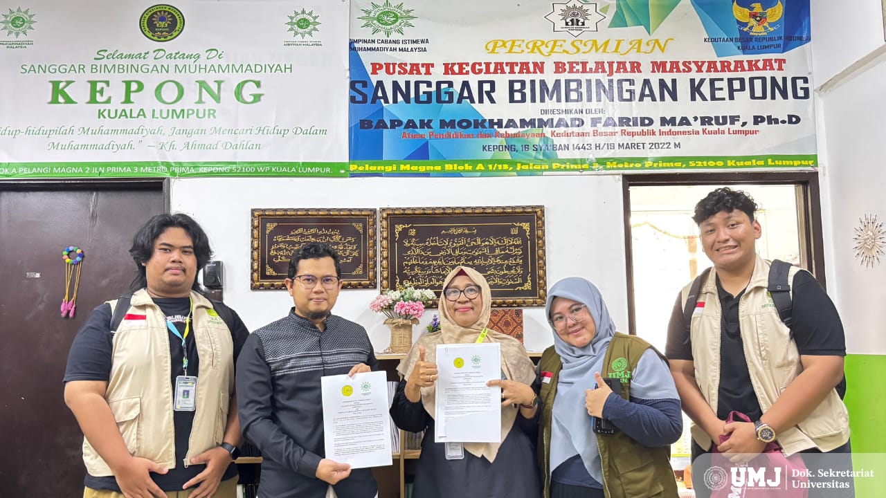 program International Community Services atau Pengabdian kepada Masyarakat (PkM) Internasional di Malaysia, 4–9 Agustus 2025. (foto: KSU/Dok. Pribadi).