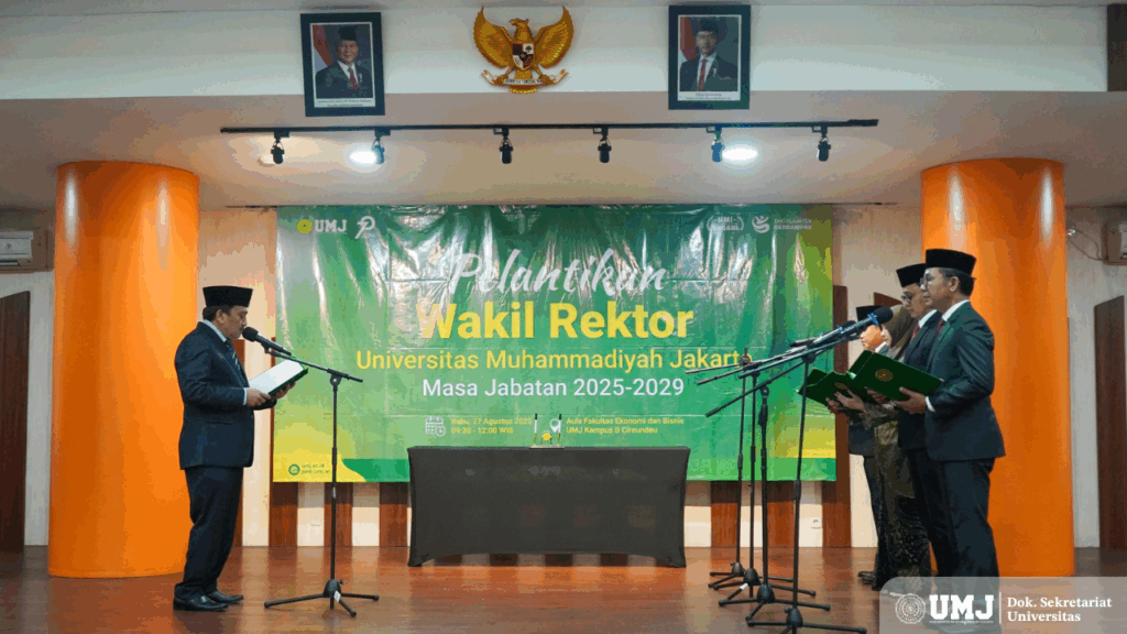 Empat Wakil Rektor UMJ Resmi Dilantik, Siap Jalankan Amanah 2025–2029