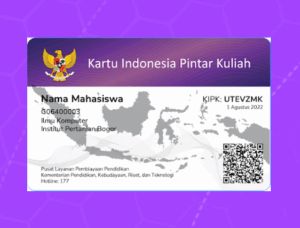 Kartu Indonesia Pintar (KIP) (Foto ; https://kip-kuliah.kemdiktisaintek.go.id/)