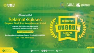 Prodi Ilmu Kesejahteraan Sosial FISIP UMJ Pertahankan Akreditasi Unggul