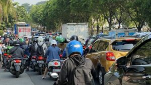 Kemacetan di TB Simatupang (foto: detiknews)