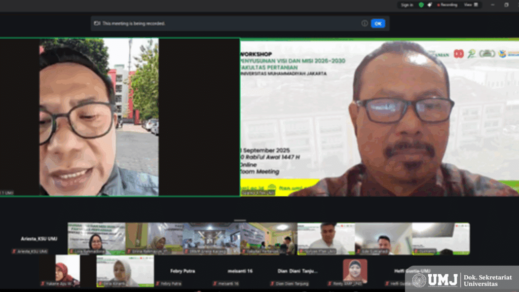 FTan UMJ Mantapkan Ketahanan Pangan melalui Visi, Misi dan Tujuan Periode 2025 - 2029
