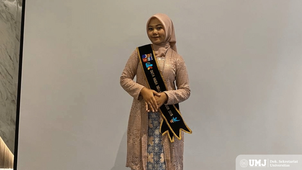 Mahasiswa Fakultas Kesehatan Masyarakat Universitas Muhammadiyah Jakarta (FKM UMJ), Zahwalia Putri, terpilih menjadi Finalis Duta Muda Sehat Kota Bogor 2025 (Foto : Dok.Pribadi)