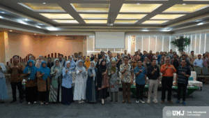 Workshop pasca pensiun dan pelepasan purna tugas bagi tenaga pendidik, tenaga kependidikan, dan tenaga penunjang yang diselenggarakan oleh SDI UMJ, di Aula Fakultas Ekonomi dan Bisnis (FEB) lantai 4, Selasa (16/09/2025) (Foto : KSU / Taslim)