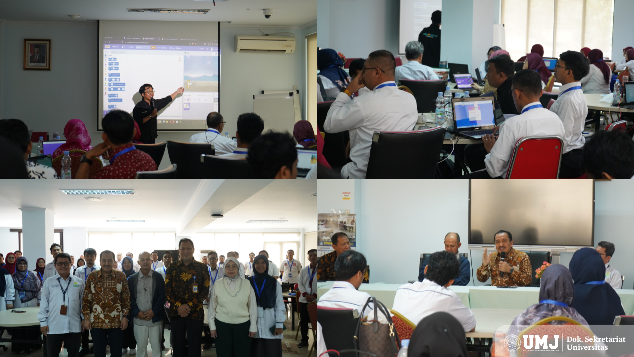UMJ Dukung Guru Kuasai Kecerdasan Artifisial melalui Workshop KOPIKA