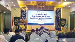 Sosialisasi dan Bantuan Hukum bagi Guru Muhammadiyah se-DKI Jakarta yang diselenggarakan oleh Majelis Hukum dan HAM Pimpinan Wilayah Muhammadiyah (PWM) DKI Jakarta. Sabtu (30/8/2025). (Foto: KSU/Dok. Pribadi)