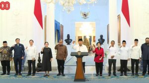 Konferensi pers Presiden RI, Prabowo Subianto di Istana Kepresidenan, Jakarta, Minggu (31/8/2025) (Foto : CNBC Indonesia)